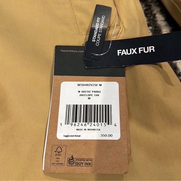 The North Face women’s arctic parka 550 dry vent in antelope tan sz 2XL - Picture 12 of 16